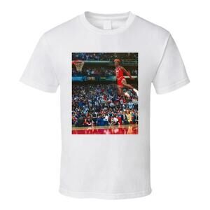 Michael Jordan Dunking From The Free Throw Line T Shirt